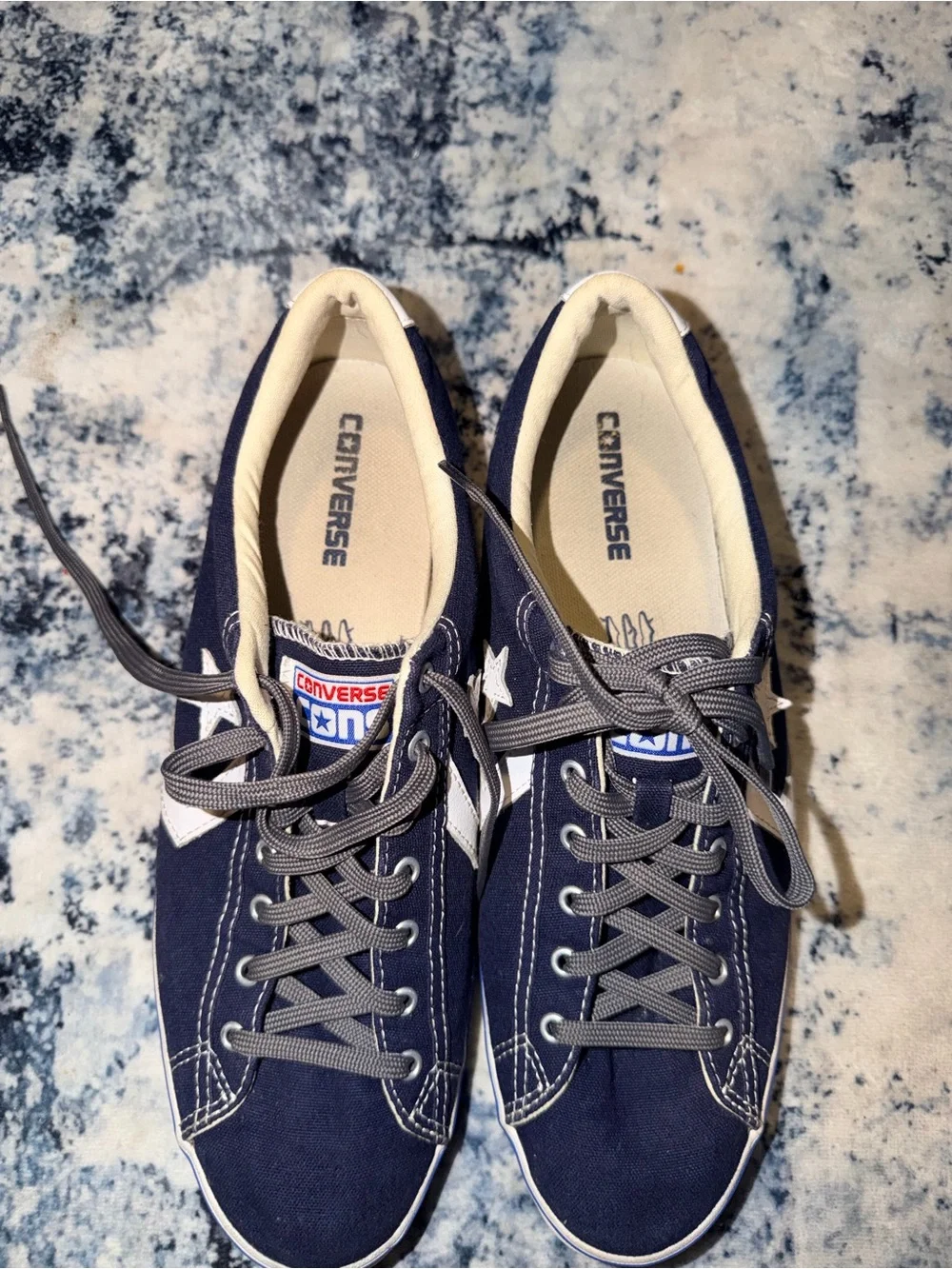 Converse Star Player EV Ox Navy White‎ Canvas Sneakers Men’s Size 11